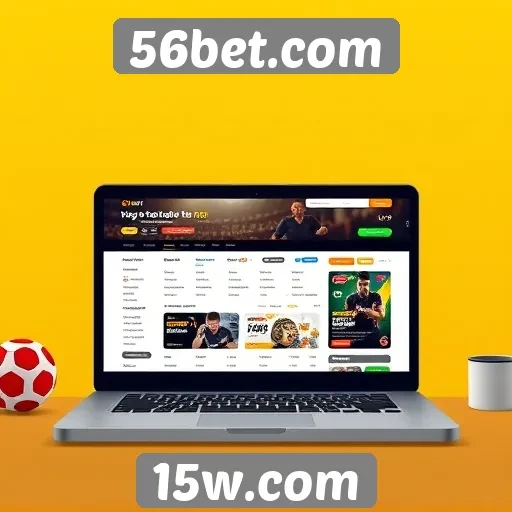 Interface do usuário do 56bet.com e sua usabilidade